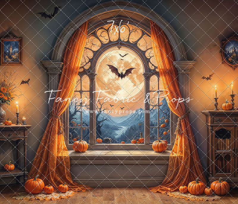 Gothic Moonlit Window - With Sweep Option