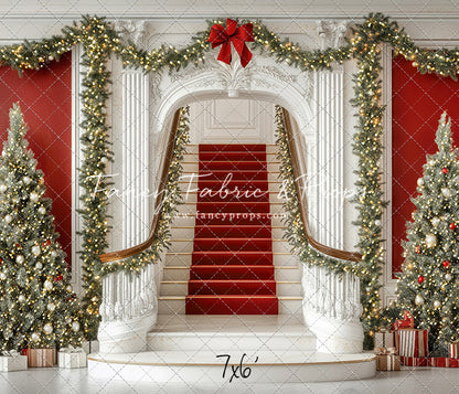 Grand Christmas Staircase - with Sweep Option