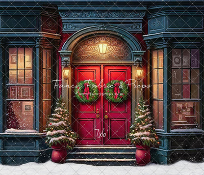 Heartfelt Holiday Home - Red Doors With Snow Floor Option - with Sweep Option