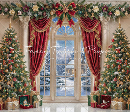 Holiday Window Elegance - with Sweep Option