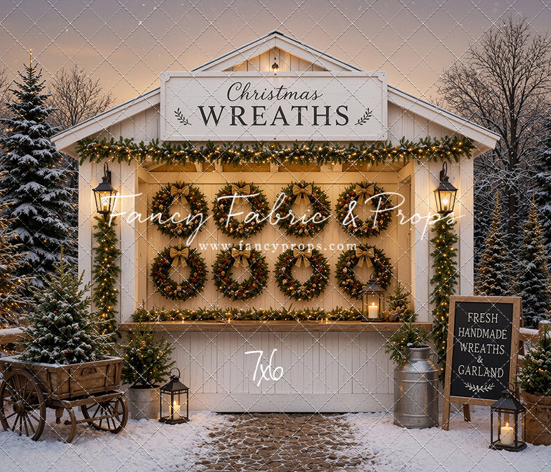 Holly Wreath Stand - with Sweep Option
