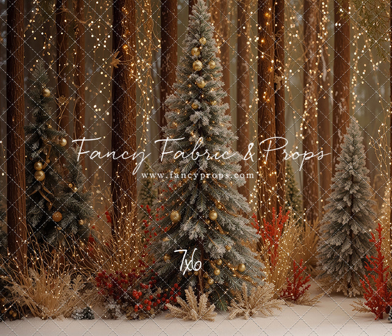 Holly & Pine Forest - With Sweep Option