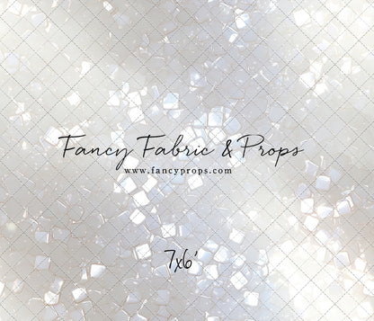 Iridescent White Sparkle