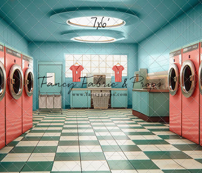 Laundry Day - Blue With Double Washers- With Sweep Option