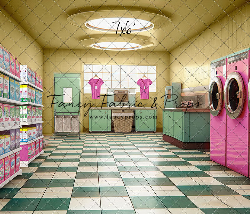 Laundry Day - Yellow - With Sweep Option