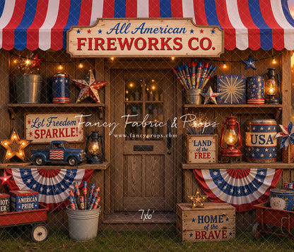 Liberty Sparks Fireworks Stand - With Sweep Option