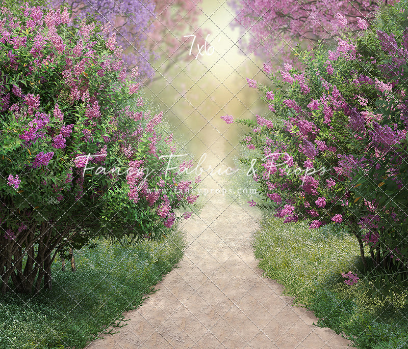 Lilac Garden Path - With Sweep Option