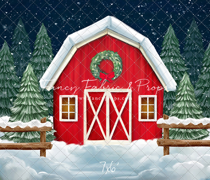 Evening Winter Homestead - with Sweep Option