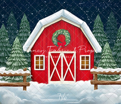 Evening Winter Homestead - with Sweep Option