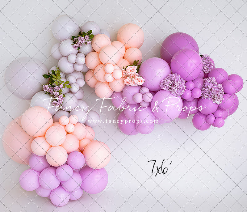 Pretty Magenta Magic Balloon Arch