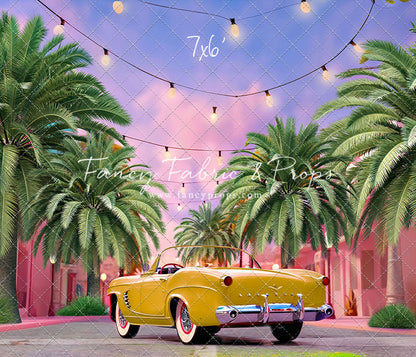 Malibu Shopping Center - Yellow Car - With Sweep Option