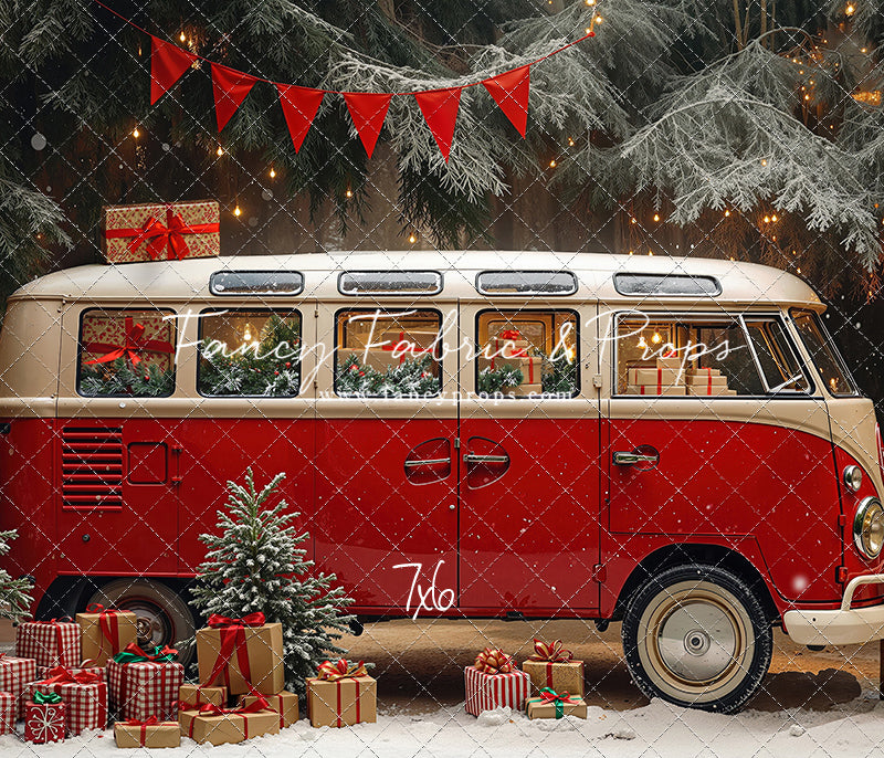 Merry Little Bus Stop - with Sweep Option