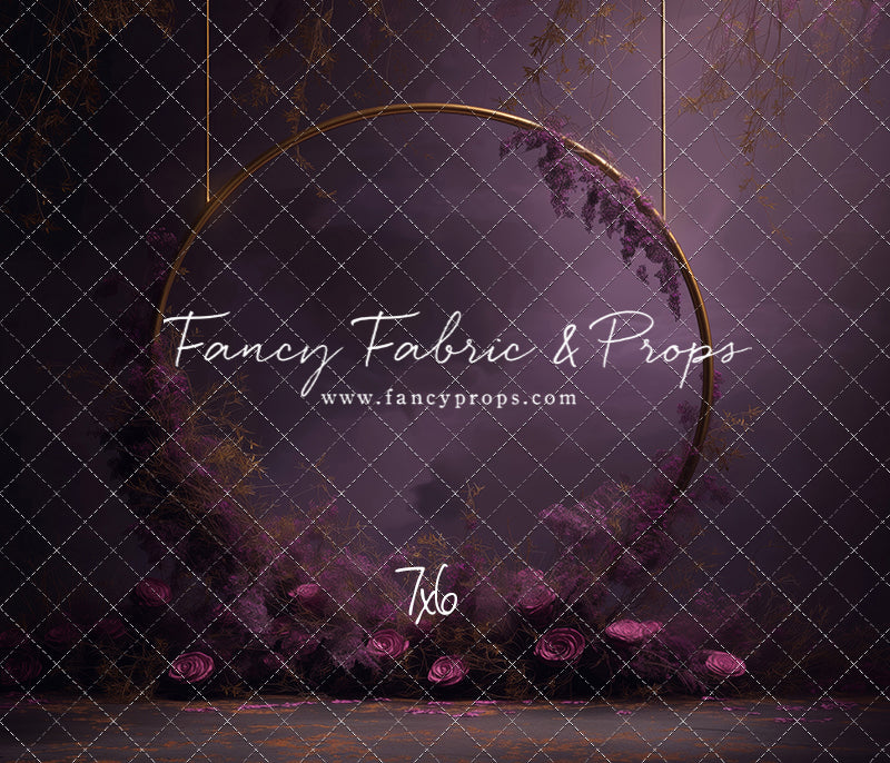 Moonlit Plum Petals - With Sweep Option