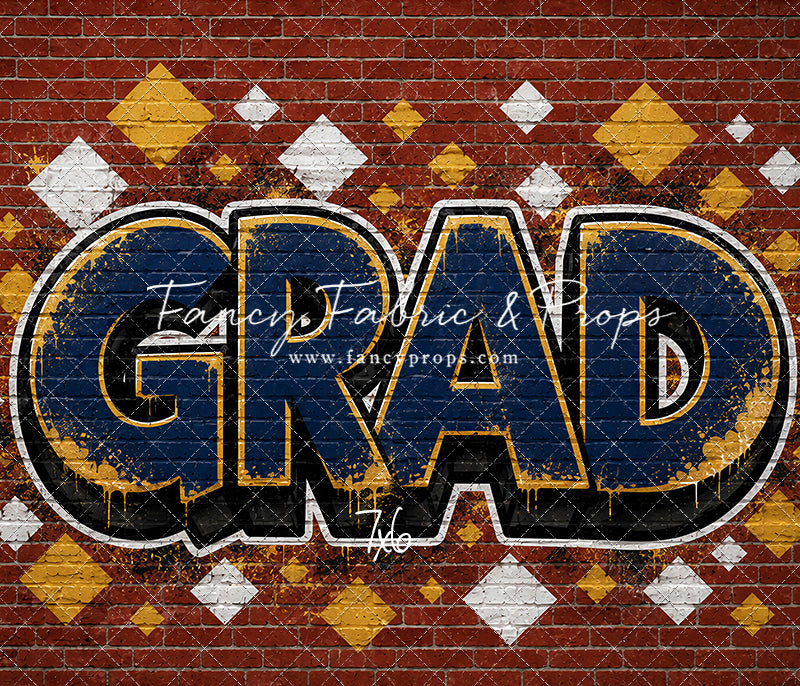 Navy & Gold Grad - With Sweep Option