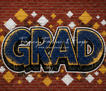 Navy & Gold Grad - With Sweep Option