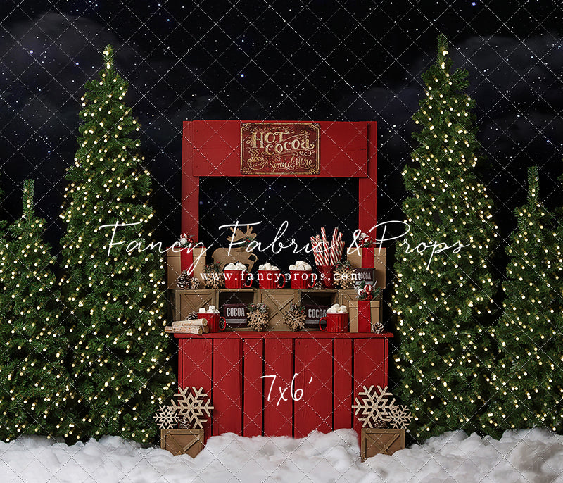 Nighttime Cocoa Stand