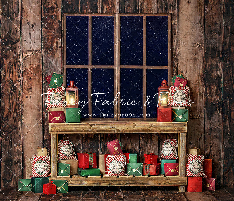 North Pole Mail Room Window