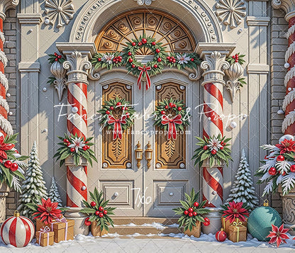 North Pole Manor Gates - with Sweep Option