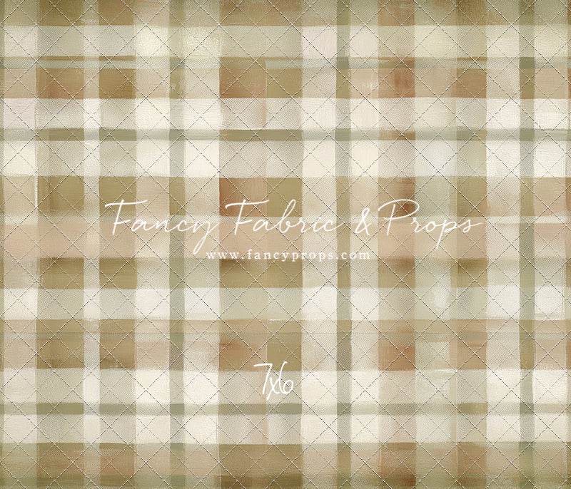 Oatmilk Plaid - With Sweep Option