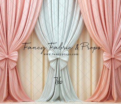 Pastel Bow Swag - With Sweep Option