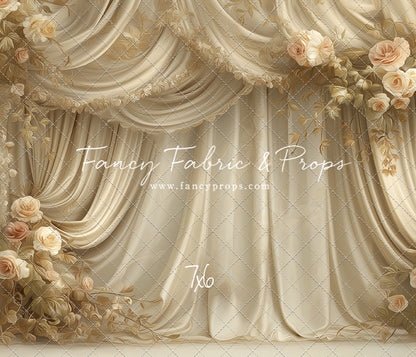 Petals & Silk In Ivory - With Sweep Option