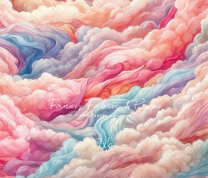 Pink Rainbow Cascading Clouds