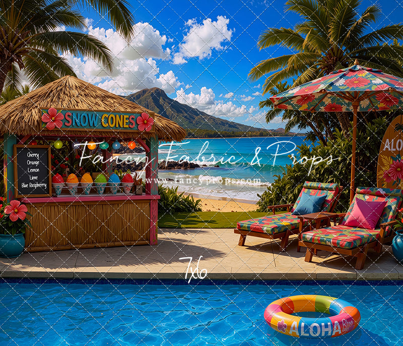 Poolside Snowcones - With Sweep Option
