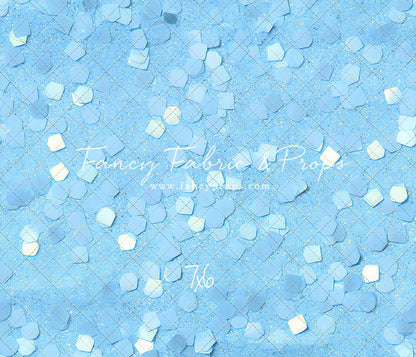 Power Blue Confetti