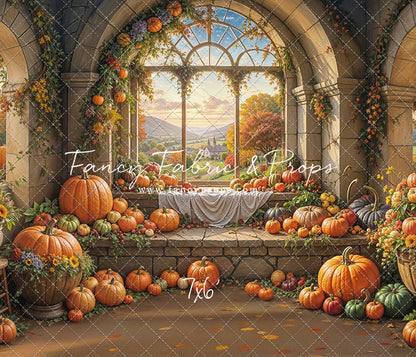 Pumpkin Patch Paradise - With Sweep Option
