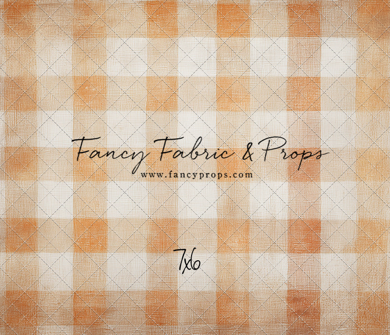 Pumpkin Patch Plaid - With Sweep Option