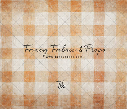 Pumpkin Patch Plaid - With Sweep Option