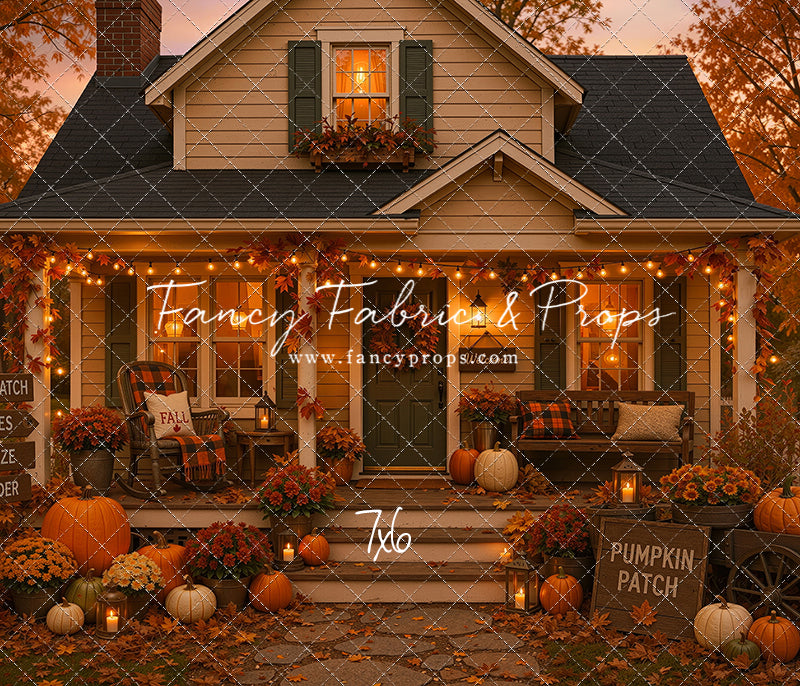 Pumpkin Patch Welcome - With Sweep Option