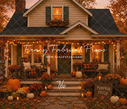 Pumpkin Patch Welcome - With Sweep Option
