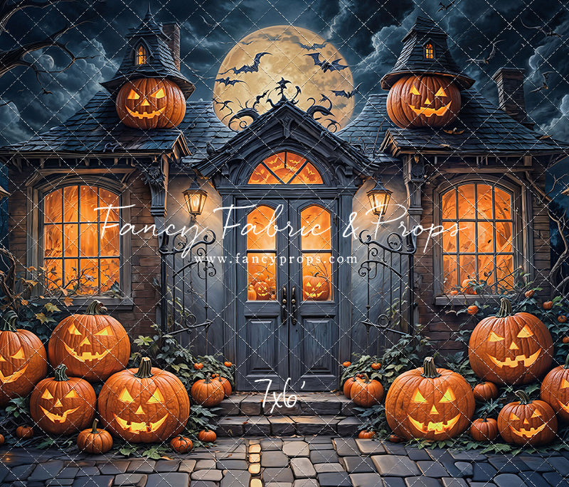 Pumpkin Path to Haunted Manor - With Sweep Option