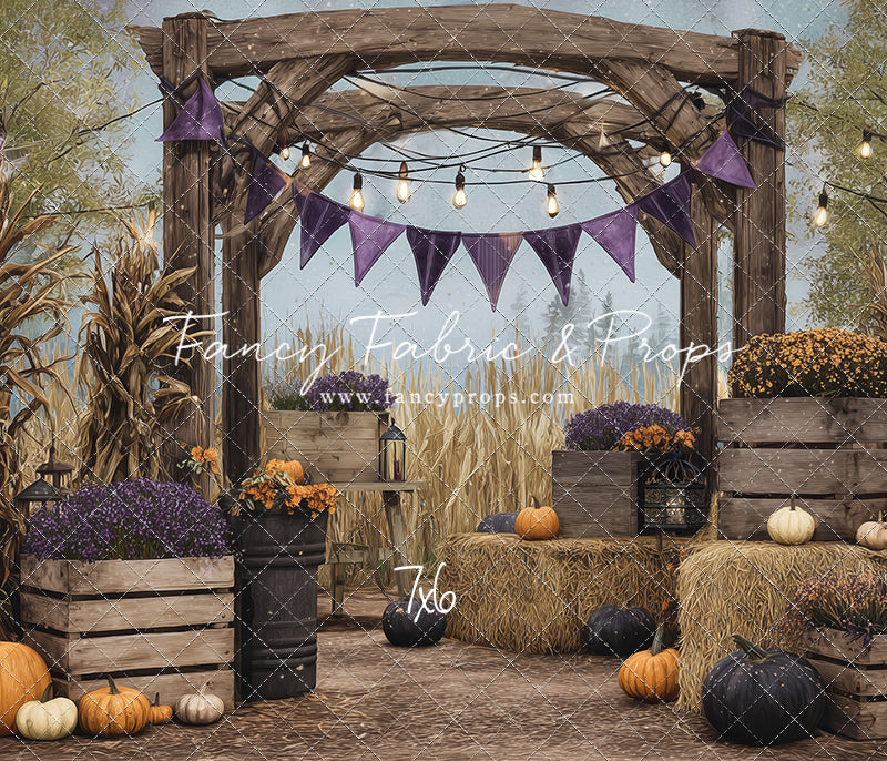 Pumpkin & Plum Harvest - with Sweep Option