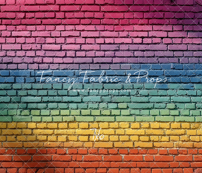 Rainbow Riot Brick - With Sweep Option