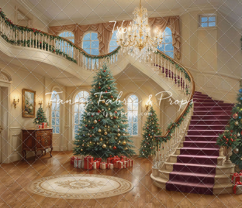 Regal Christmas Staircase - with Sweep Option