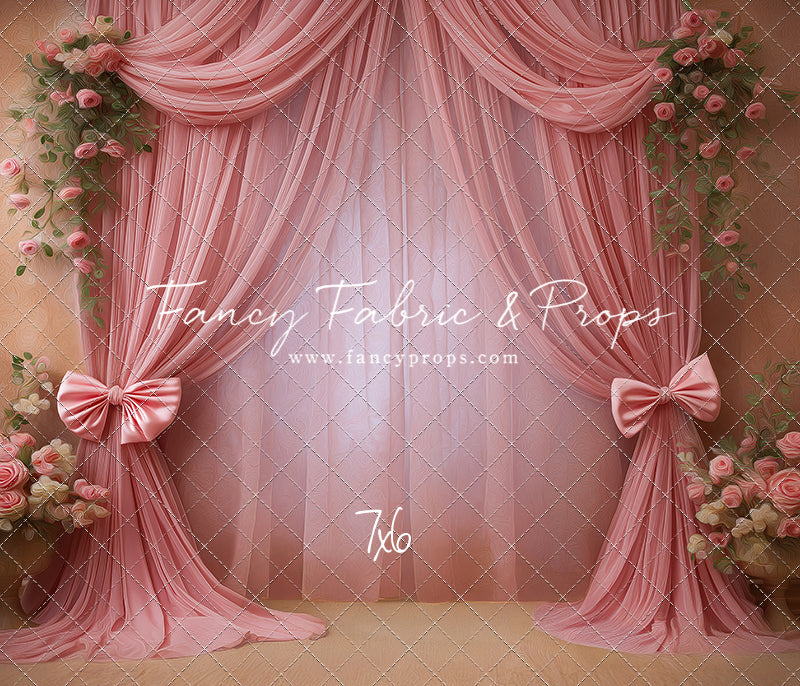 Rose Drapes - With Sweep Option