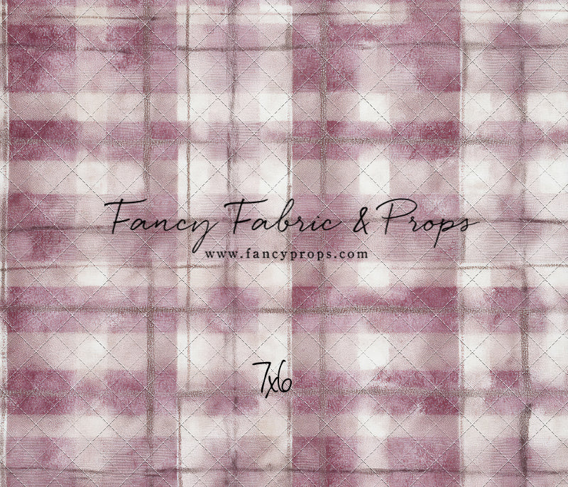 Rose Mist Plaid - With Sweep Option