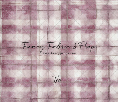 Rose Mist Plaid - With Sweep Option