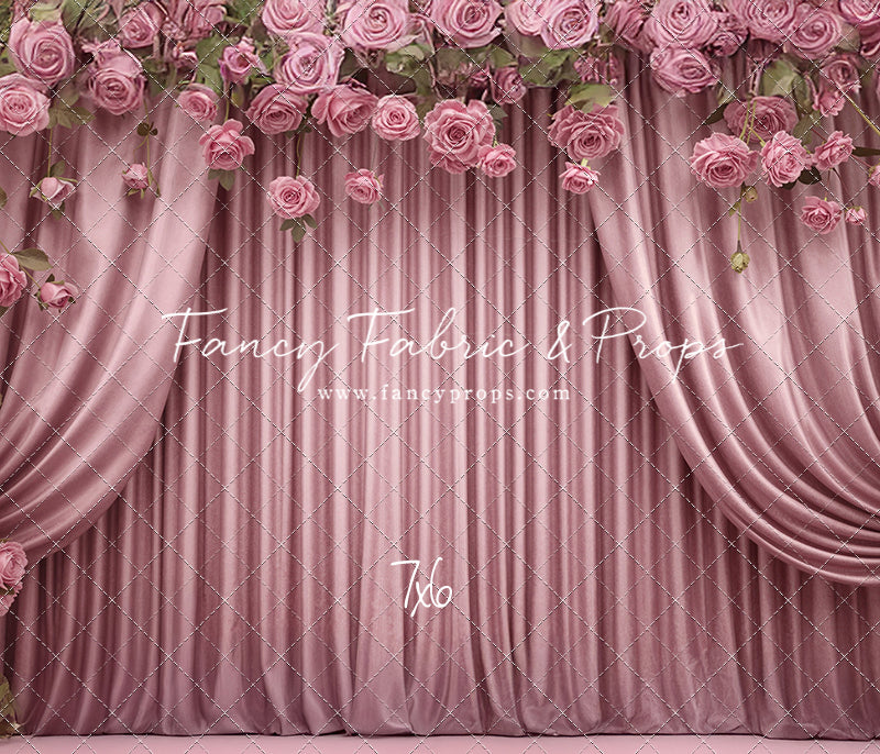 Rose Petal Curtain - With Sweep Option