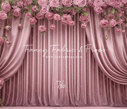 Rose Petal Curtain - With Sweep Option