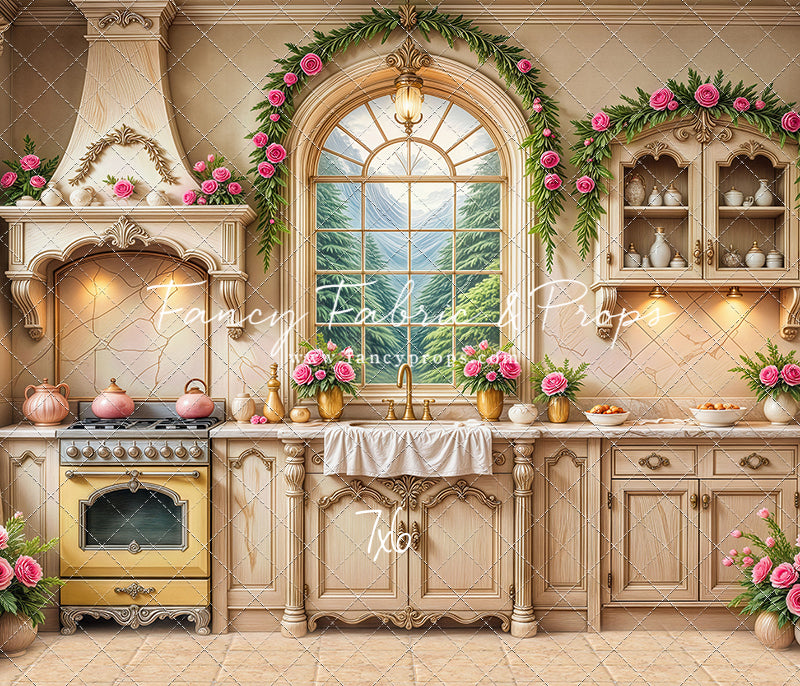 Rosewood Cottage Kitchen - With Sweep Option