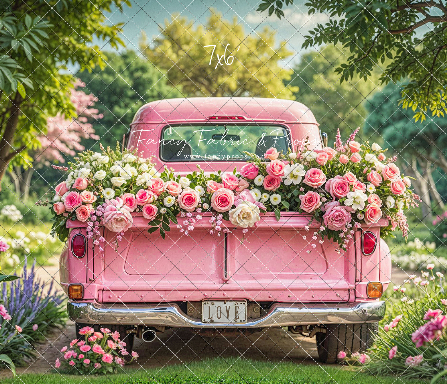 Rosy Little Sweetheart Truck - With Sweep Option