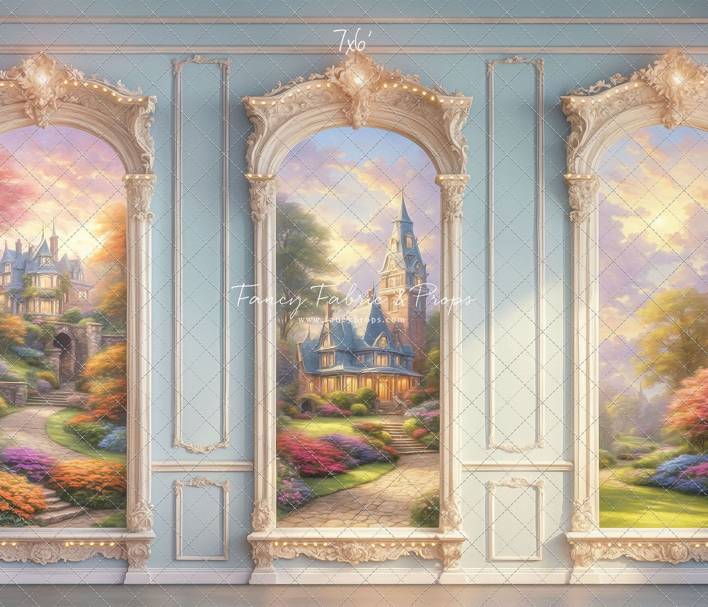 Royal Victorian Wainscoting Wall - With Sweep Option