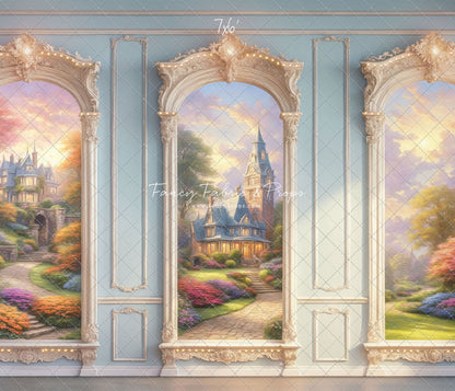 Royal Victorian Wainscoting Wall - With Sweep Option