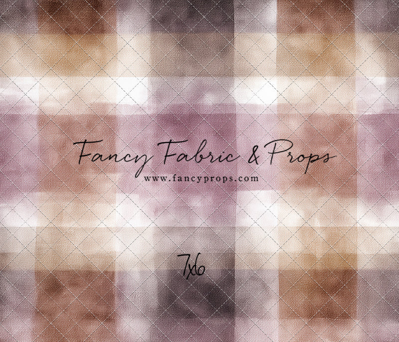 Rustic Plum Plaid - With Sweep Option