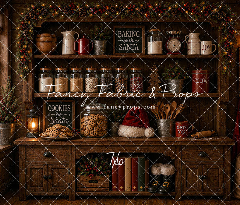 Santa's Cookie Cupboard - With Sweep Option