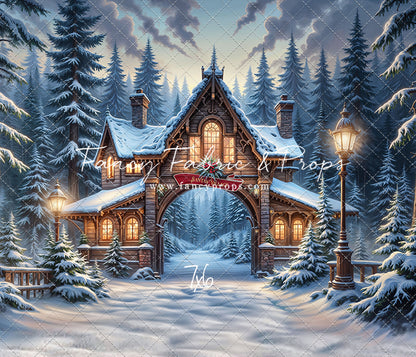 Santa's Village Entrance - With Sweep Option