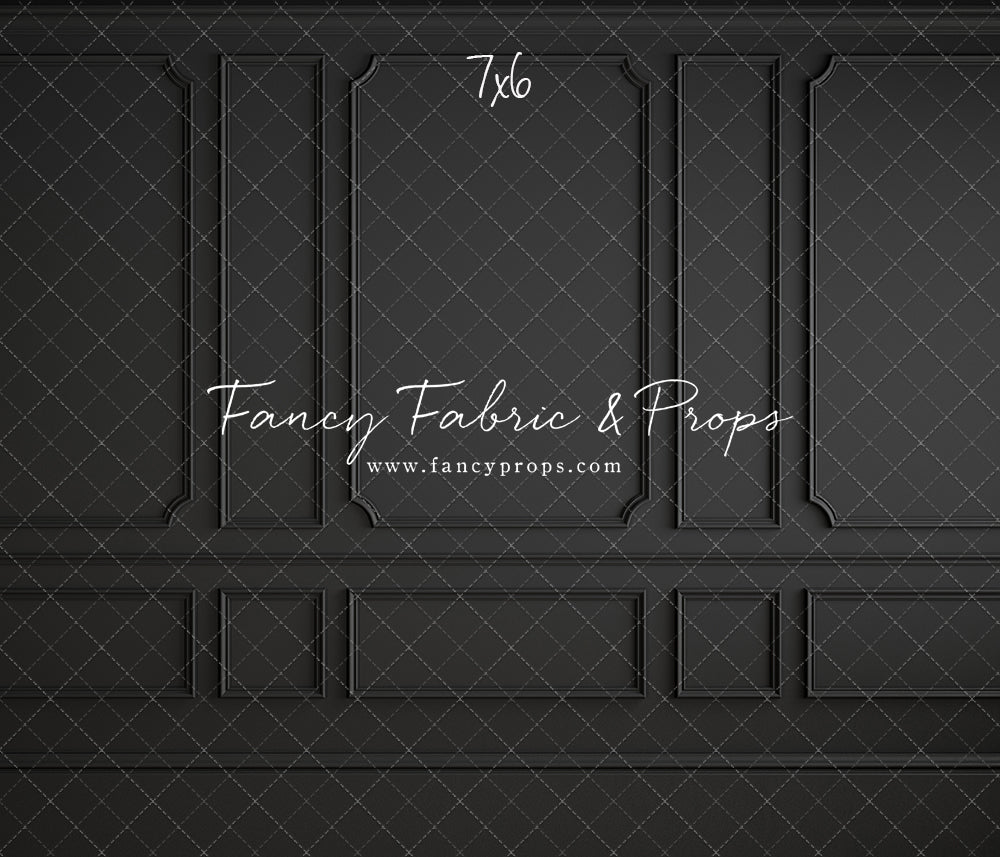 Simple Matte Black Wall - With Sweep Option